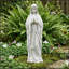 Statue de la Vierge Marie pour jardin, 76 cm, sculpture en magnésie résistante aux intempéries, décoration religieuse d'extérieur pour terrasse, pelouse ou jardin commémoratif.