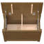 Marlow Home Co. Amauli 60cm W Pine Solid Wood Deck Box in Honey Brown