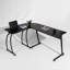 Appel L-Shaped Metal Base Writing Desk-32086588
