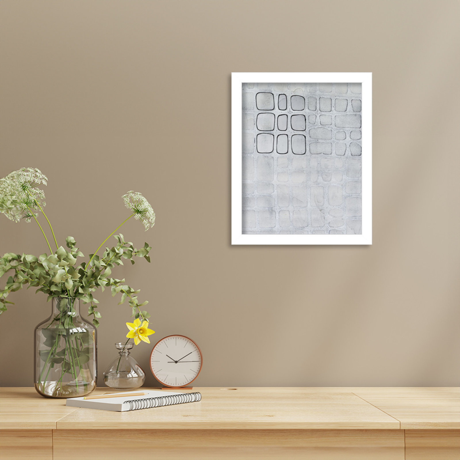 Lumen Colour I Print by Vanna Lam, 13" H x 11" W, White