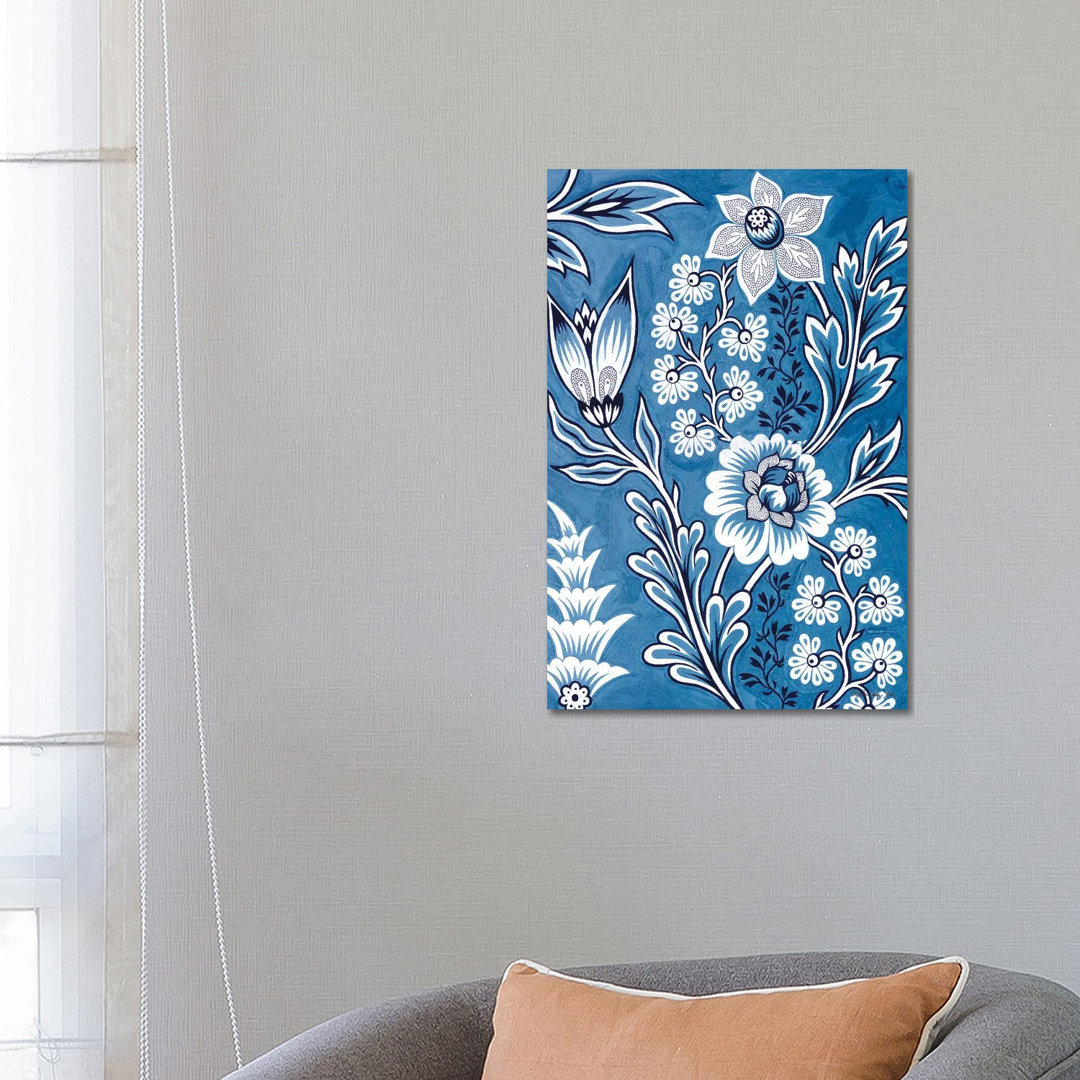 Floral Tapestry Study by Stellar Design Studio - Galerie-verpackte Leinwand Giclée auf Leinwand