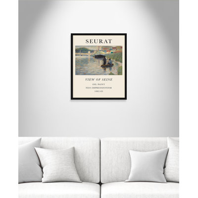 Old Masters Collection "View of Seine" Print