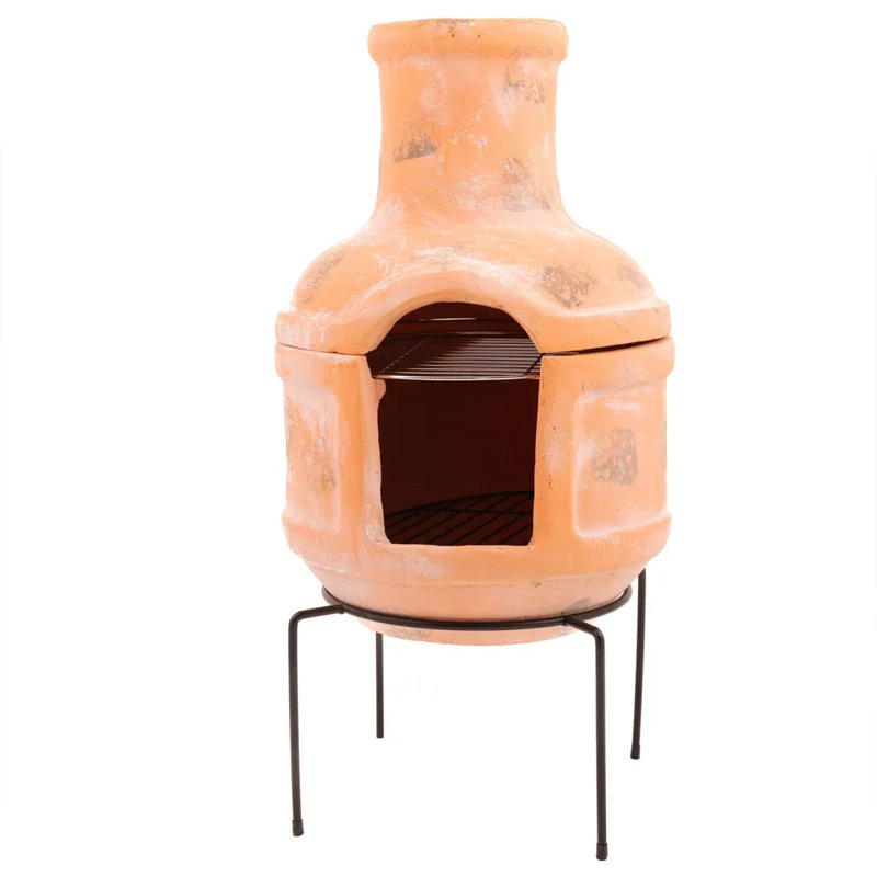 RedFire Fireplace Lima Clay Straw