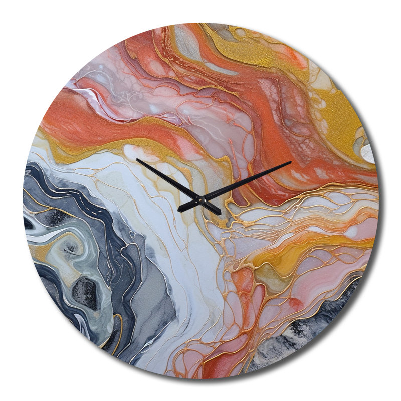 Horloge murale Peach, Grand