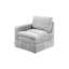 Canapé modulaire contemporain 5 pièces avec suède et coussins-1006298974
