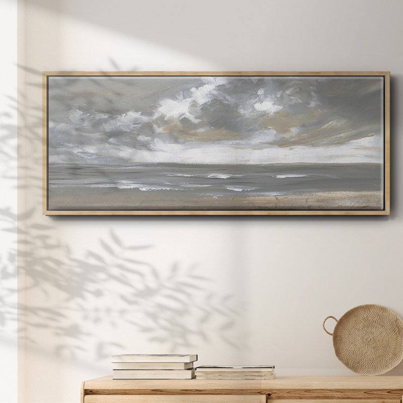 Windswept, reproduction d'art sur toile, H 8 po x l 20 po x P 1,5 po, Naturel