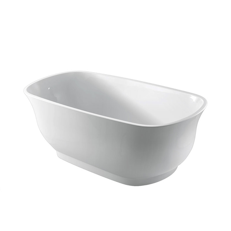 Ceres 59'' x 30.75'' Soaking Acrylic Bathtub