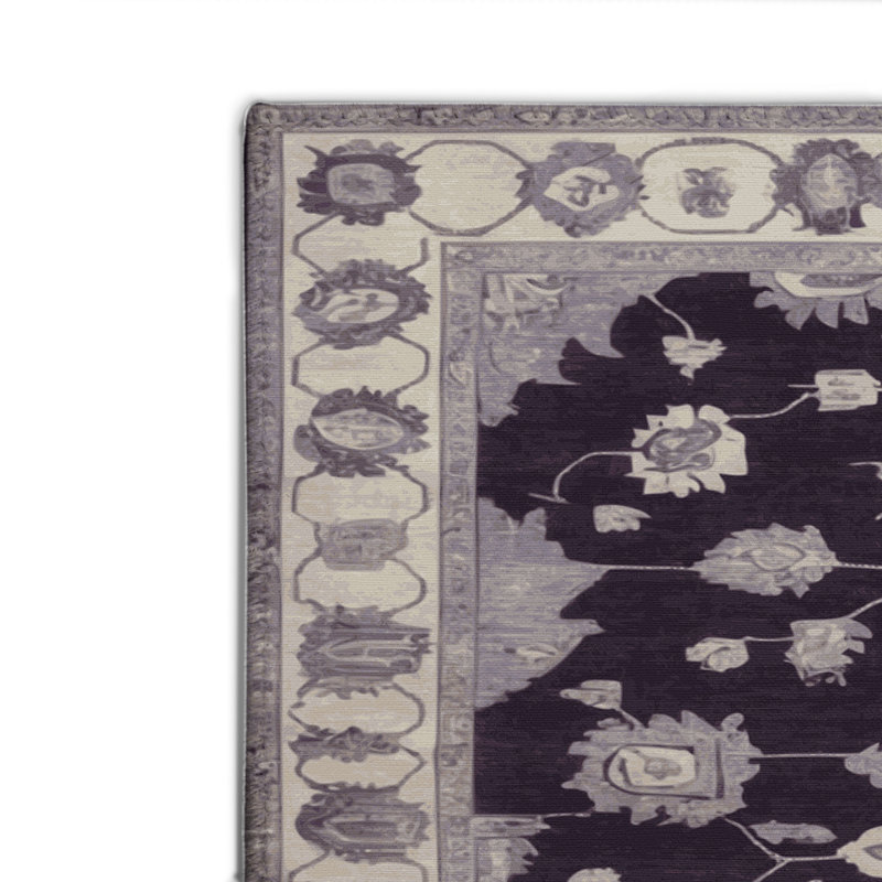 Tapis mauve intérieur et extérieur surteint, Rectangulaire 2 pi x 3 pi