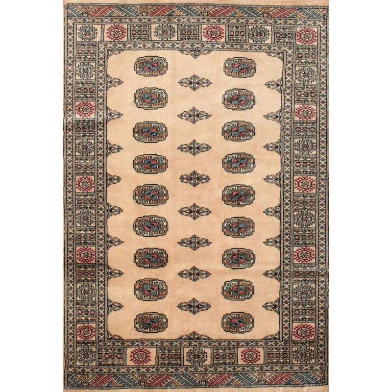Tapis beige Southwestern, Rectangle 5 pi x 7 pi