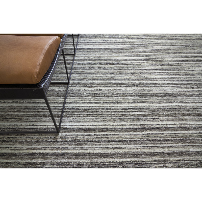 Organica Wool Striped Area Rug, Rectangle 6' x 9'