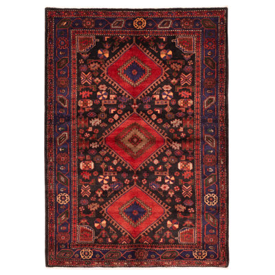 Tapis noir Anadol 4 pi 4 po x 6 pi 5 po