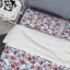 Blossoming Anemones And Roses - Ensemble de housse de couette traditionnel - Microfibre de polyester-1311346184