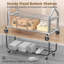Adjustable Rolling Clothing Rack-997757662