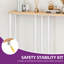 Set Of 2 Console Table, Slim Console Table For Hallway, Metal Frame, Sofa Table-97262926-97262920-97262921