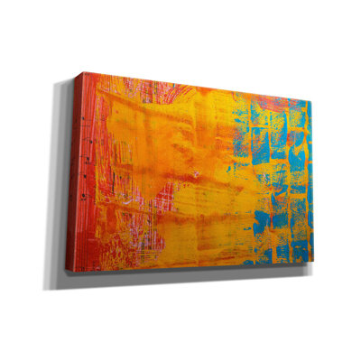 Papier Evanell orange sur toile par St. Hilaire Elizabeth, reproduction