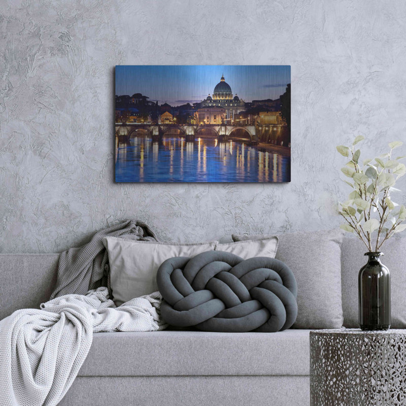 «Evening Reflections», art mural en métal, H 24 po x l 36 po