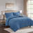 3pc Comforter Set - All Season Reversible Down Alternative Comforter with Two Shams - Breathable, Soft, Fluffy-252941302-203536287