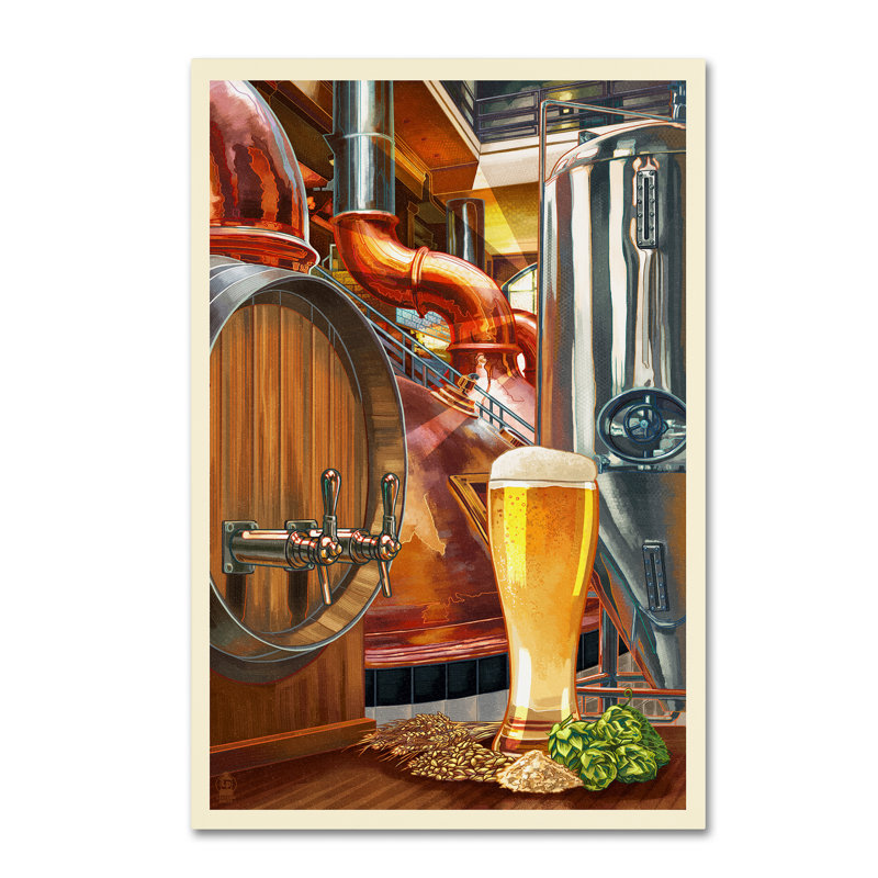 «Food and Drink 7» par Kadey, impression sur toile, H 47 po x l 30 po x P 2 po