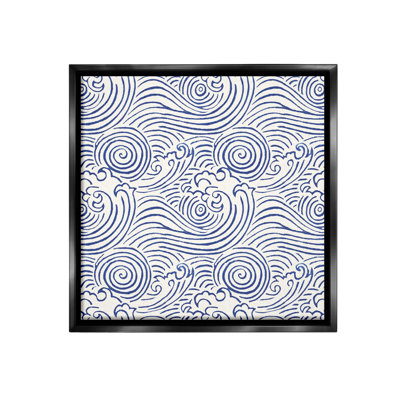 «Traditional Sea Waves Pattern» par Marie Le Moal sur toile