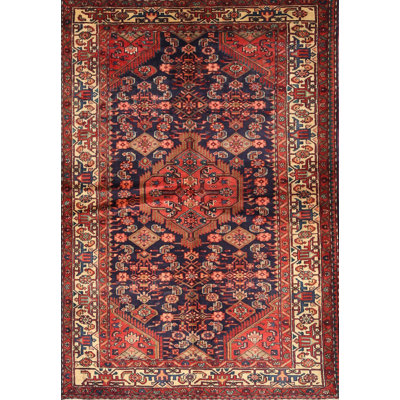 Tapis traditionnel rouge / brun