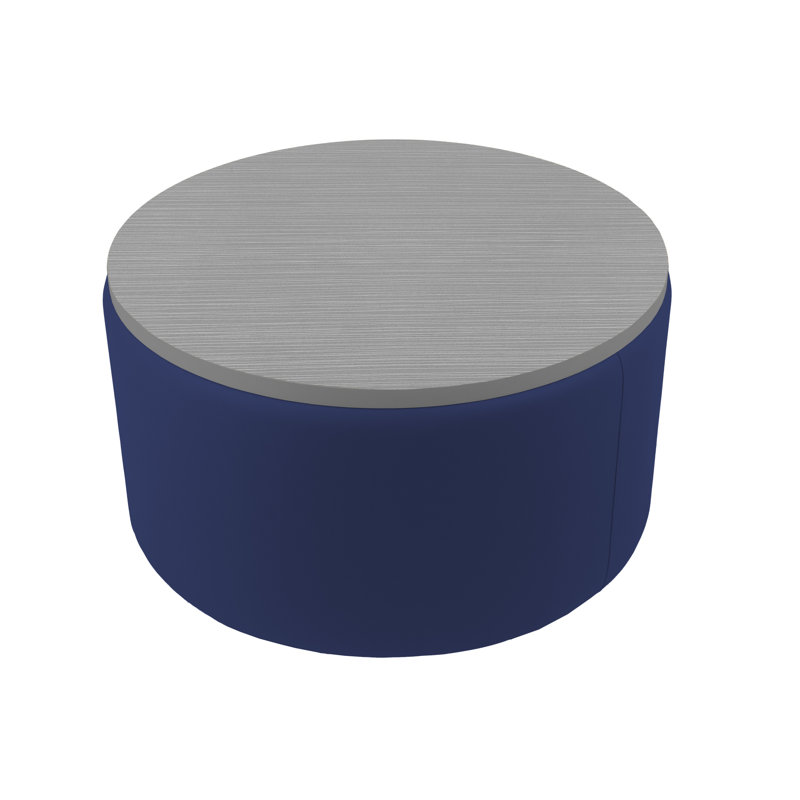 Repose-pieds rond 30 po Pro Series, Bleu marine/gris