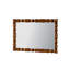 Miroir mural rétro en bois sculpté