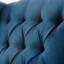 Fauteuil à oreilles inclinable manuel de 27,29 po de largeur en bleu - textile délavé, dossier haut avec boucle de traction, 3 vitesses réglables pour une utilisation à long terme, cadre intérieur en bois massif et contreplaqué, rembourrage en mousse à ressorts