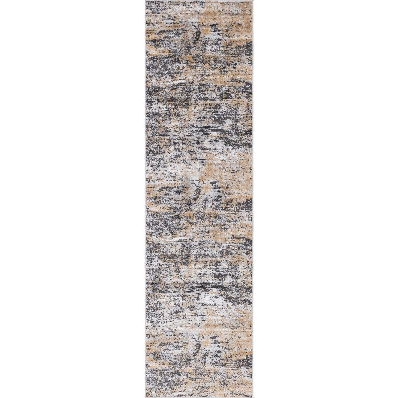 Highdell Abstract Indoor Rug, Runner 2'7" x 10'