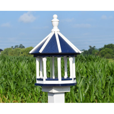 Mini Amish Poly Gazebo Spindle Bird Feeder