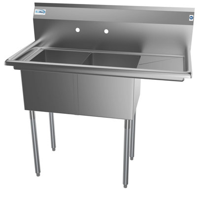 Évier de service autoportant 43 po x 22 po