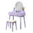 Liannon Contemporary Wood Vanity And Stool Set-1948573158