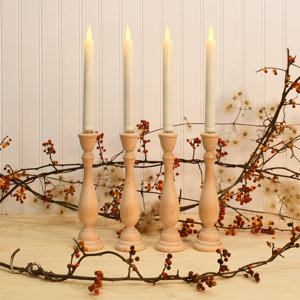 Soft White Battery Operated Taper Candles