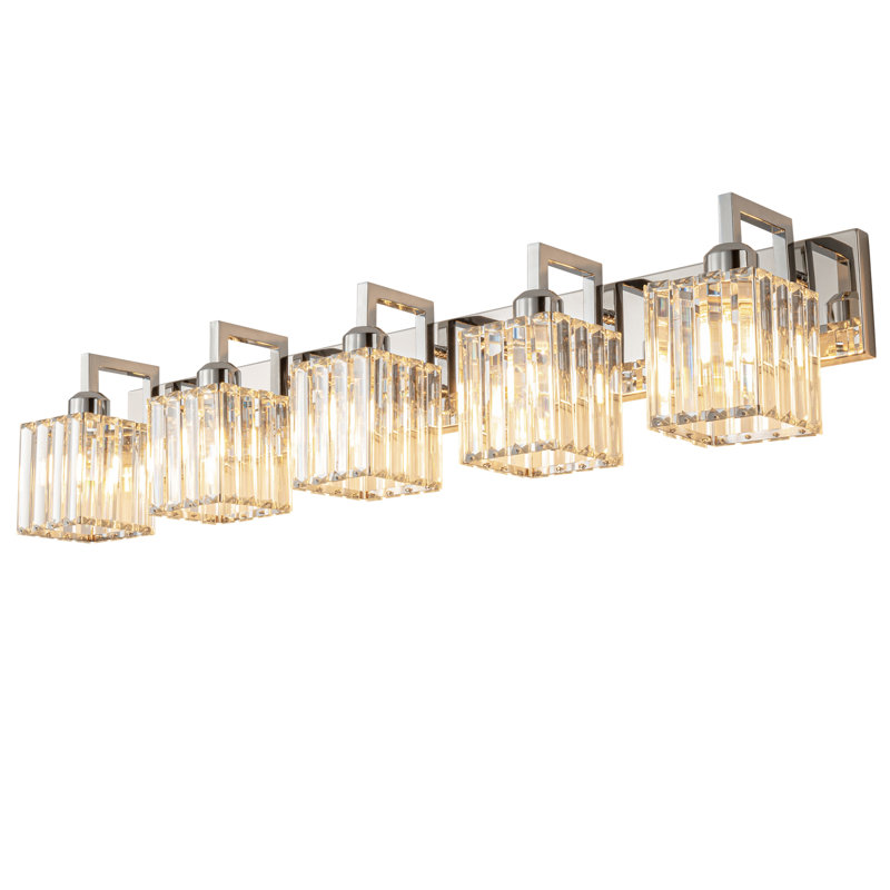 Kyneisha Vanity Light, Chrome, 5 Lights