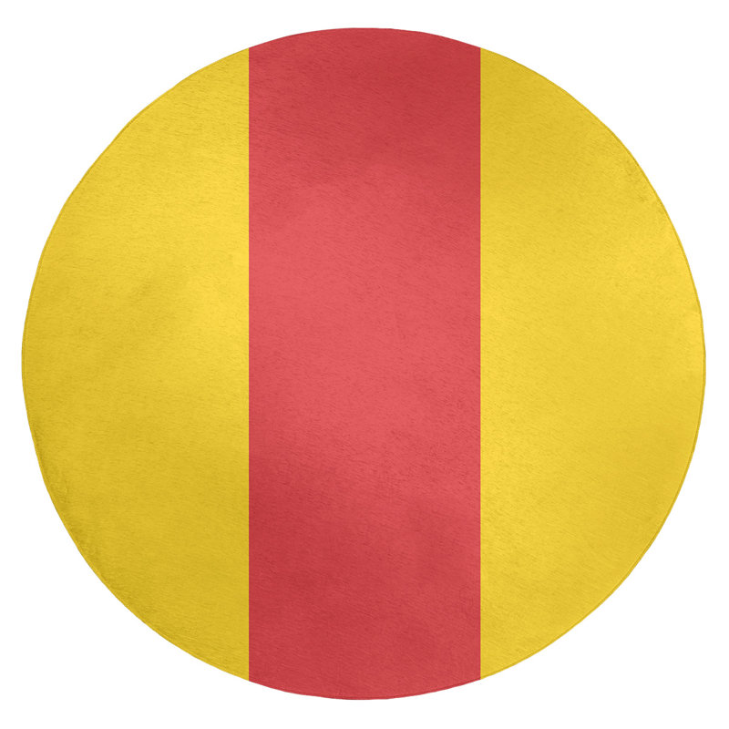 Chenille Indoor Rug, Round 5'