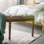 Banc rembourré beige