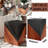Black Brown Block End Table-2006079841