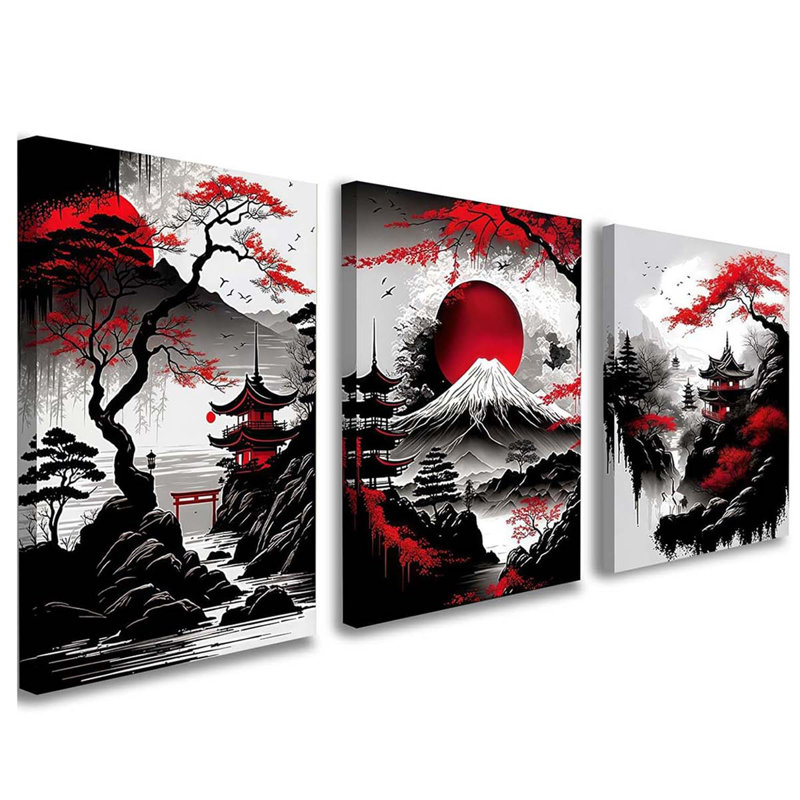 3 Piece Wrapped Canvas Print