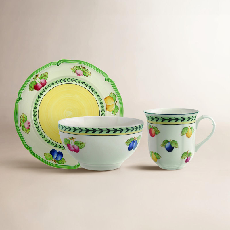 Service de table 12 pièces, service pour 4 Villeroy & Boch French Garden Fleurence