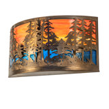 Rustic Lodge 2 - Light Flush Mounted Sconce