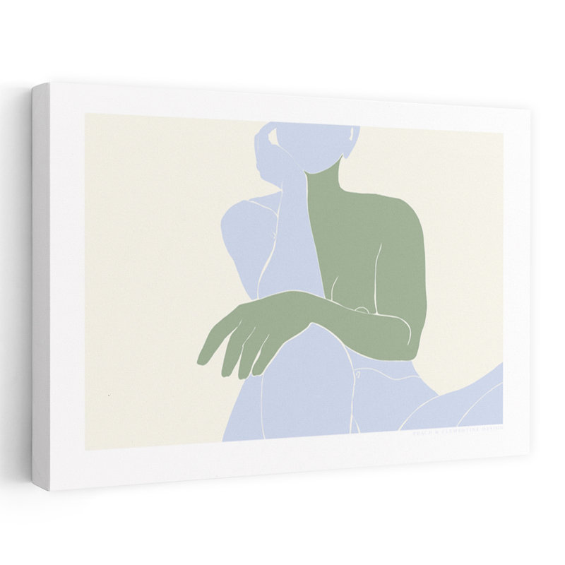Art contemporain, art contemporain abstrait, H 16 po x l 24 po