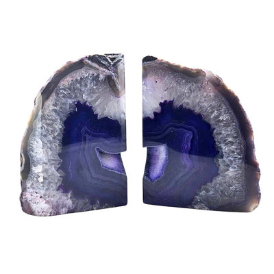 Serre-livres Eternity Agate |  Mauve