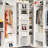Rotating Shoe Rack Tower, 7-Tier Spinning Shoe Rack, Free Standing 360° Revolving Shoe Organizer