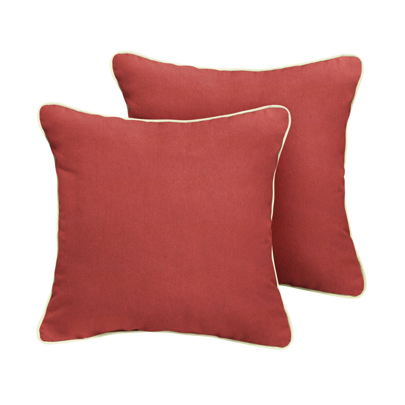 Gannon Sunbrella Indoor/Outdoor Throw Pillow, 18" x 18"
