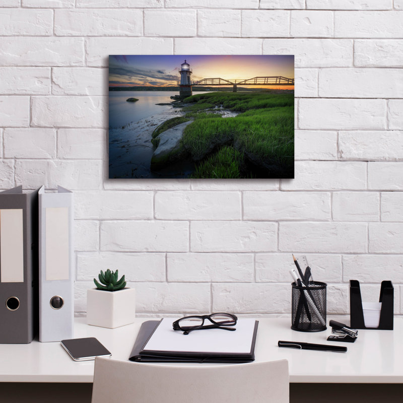 Toile épique Graffiti «Doubler Point At Dusk» par Rick Berk, 18 po x 12 po, H 12 po x l 18 po