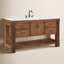 Bromley 60" Single Bathroom Vanity with Quartz Top
