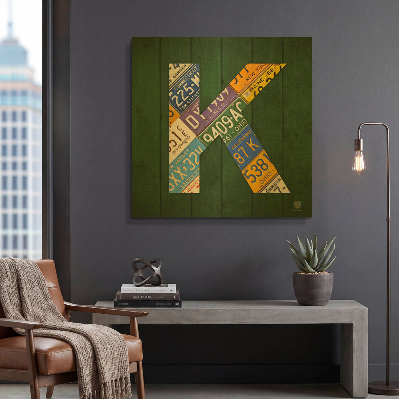 Décoration murale en métal K' By Design Turnpike, 91,4 cm x 91,4 cm, 36 po x 36 po