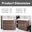 Meuble-lavabo simple 36 po avec plateau en résine-577841055