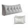 Backrest Wedge Pillow Triangular Headboard Pillow With Standard Pillow Cases For Queen Bed