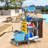Commercial Janitorial Cleaning Cart on Wheels