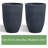 PE Tapered Round Pot Planters Set-111285302